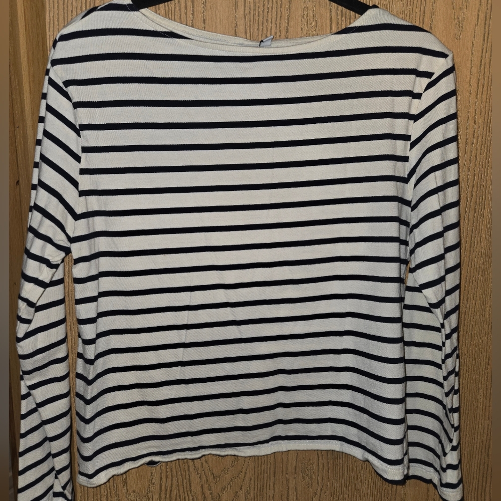 & Other Stories Paris Atelier Striped Long Sleeve Top